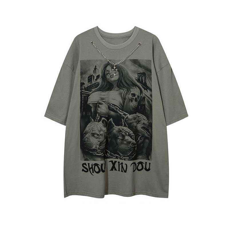 ダークスタイル カジュアル 純粋な綿素材 半袖シャツ