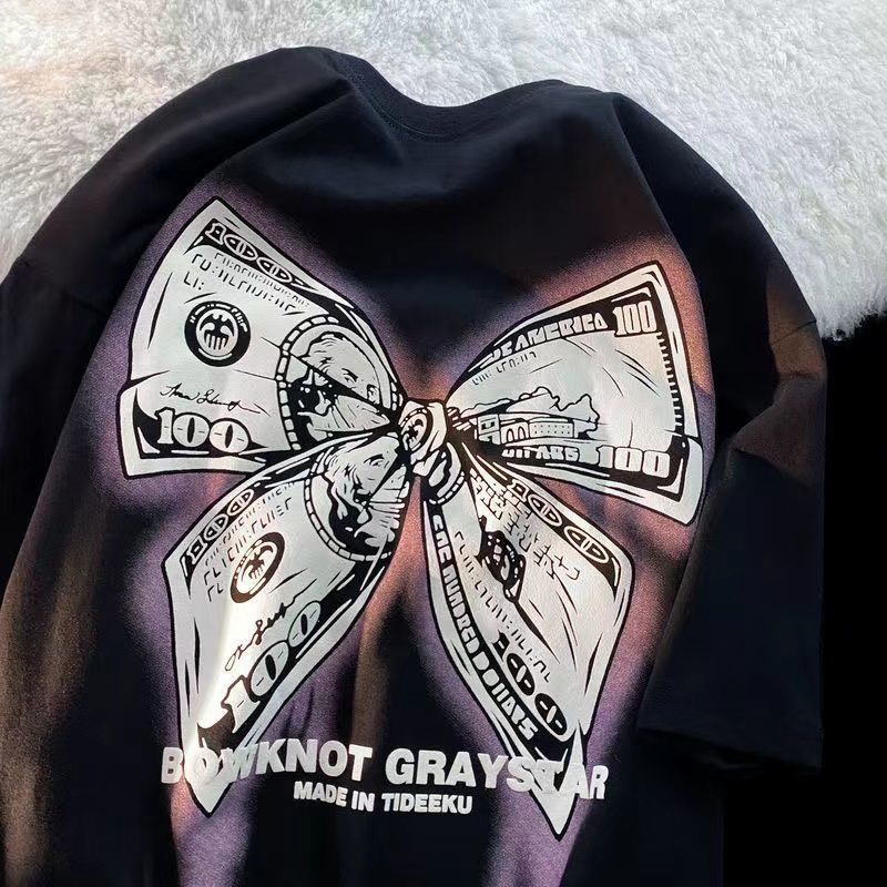 純粋な綿素材 アメリカンスタイル 超カッコイイ 半袖シャツ