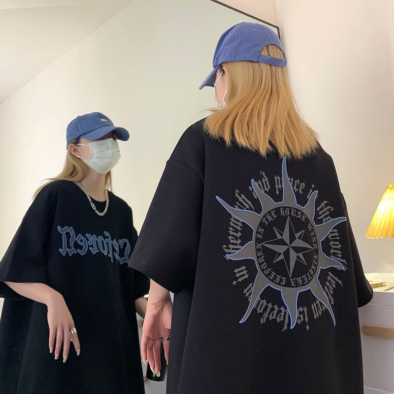 超カッコイイ 欧米 ハイストリートスタイル 半袖シャツ