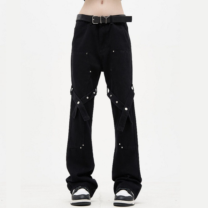 ハイストリートスタイルレトロジーンズ