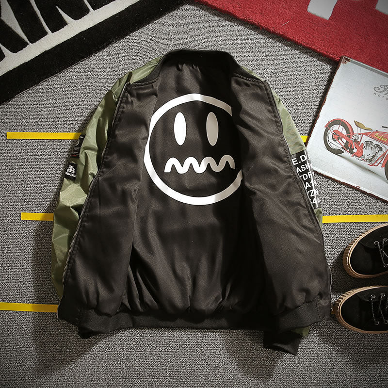 笑顔小衆の設計両面に着るコート