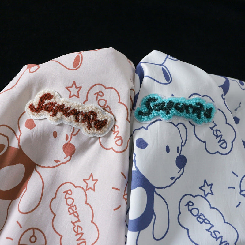 INS かわいいクマちゃん カジュアル 半袖シャツ