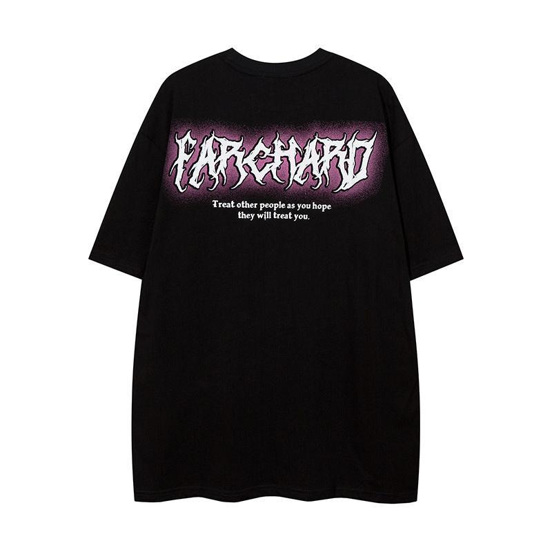 アメリカンハイストリートスタイル かわいい少女 半袖シャツ