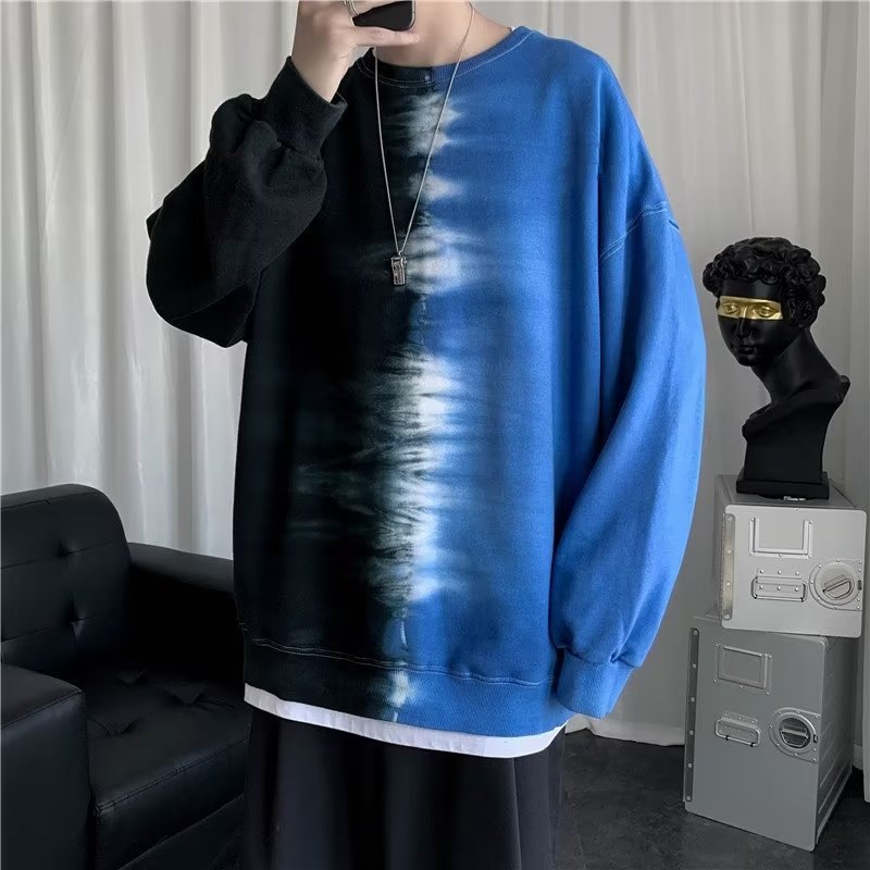 アメリカンスタイル グラデーション カジュアル パーカー