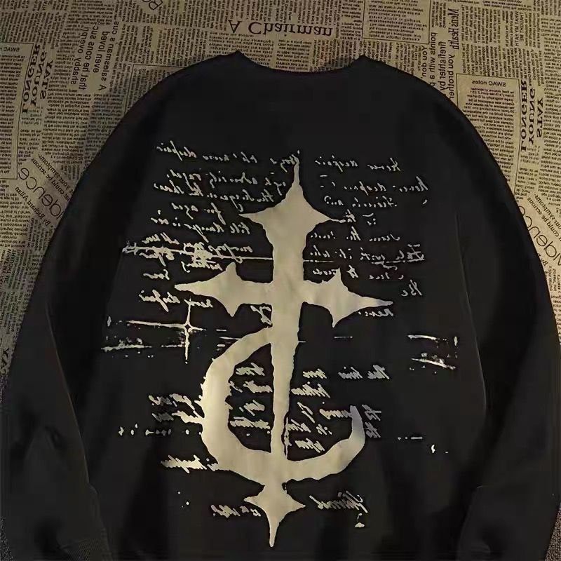 ストリートスタイル  欧米ファッション长袖Tシャツ