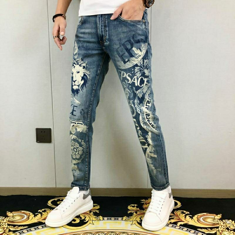 アメリカンスタイル ハイストリートスタイル ライオンキング ジーンズ