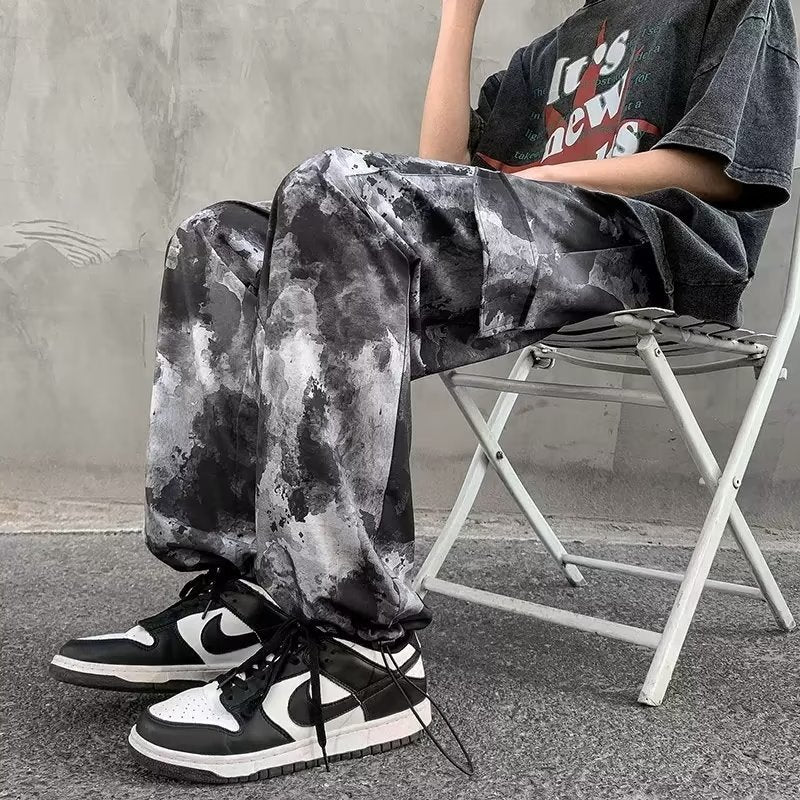 アメリカンスタイルレトロカジュアルパンツ