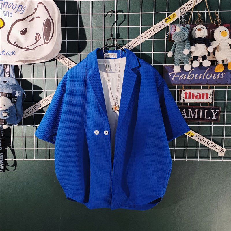 INS大人气 カジュアル ワッフル スーツ