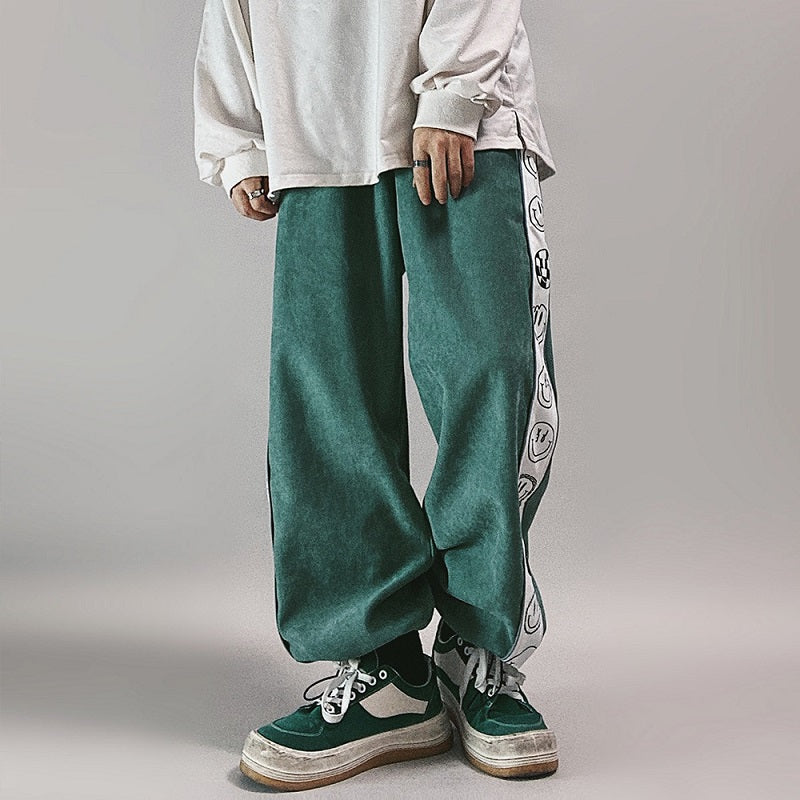 ストリート笑顔カジュアルパンツ