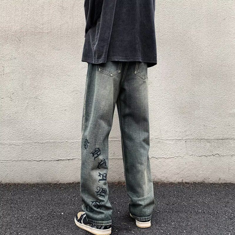 ハイストリートスタイル アメリカンスタイル カジュアル ジーンズ