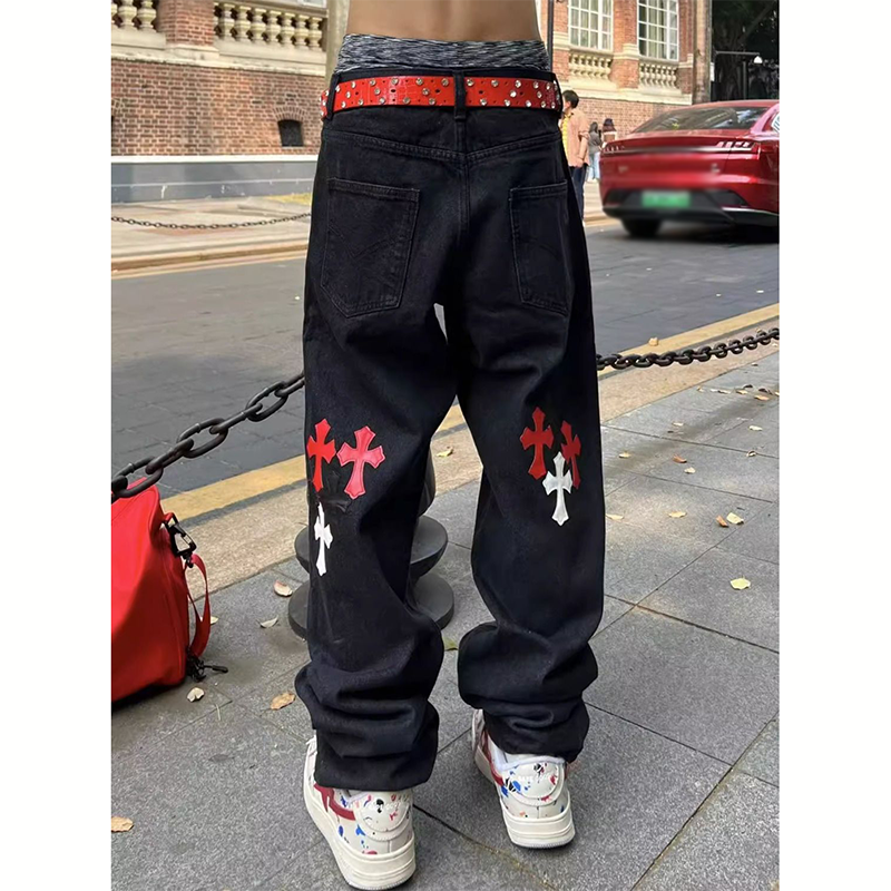 人気爆発 ハイストリートスタイル 超カッコイイ トレンドブランド ジーンズ