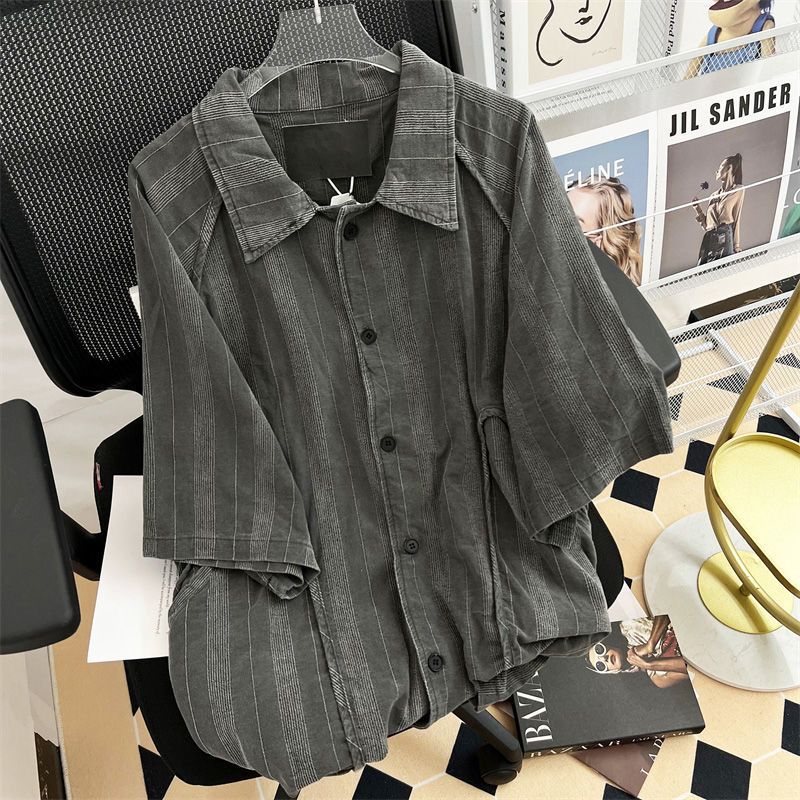 アメリカンスタイル レトロ 半袖シャツ