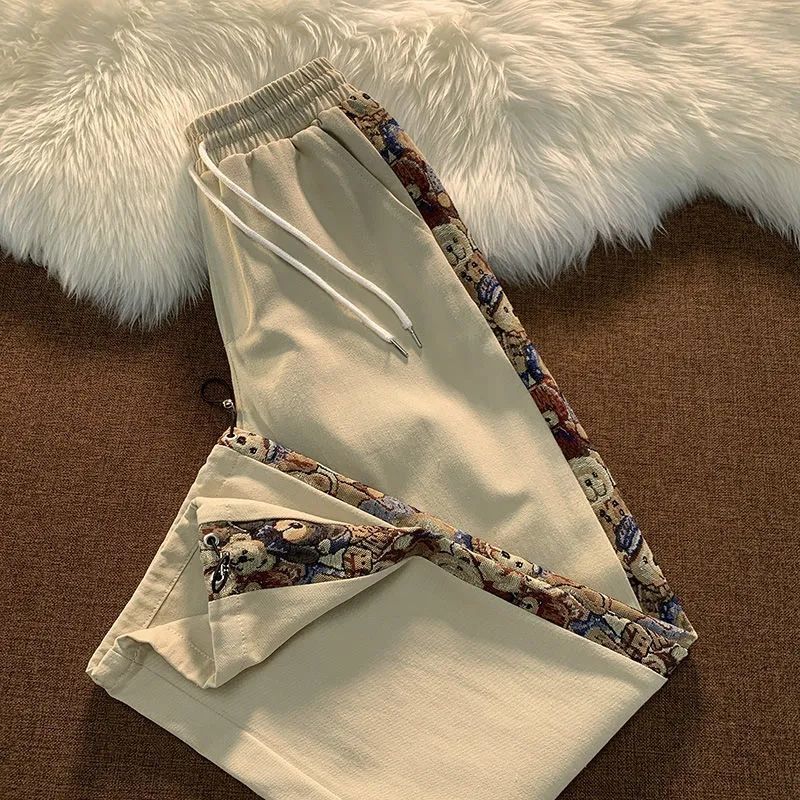 小衆の設計 かわいいクマちゃん カジュアルパンツ