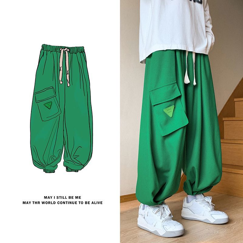 INS大人气  ワッフル ブルマ カジュアルパンツ