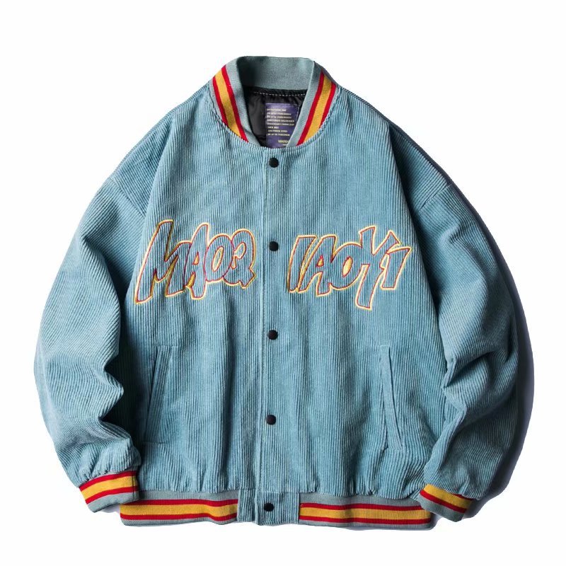 アメリカンコーデュロイパイロット刺繍野球コート