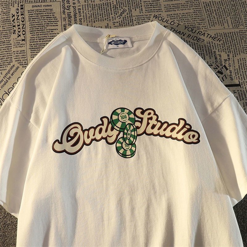 ヴィンテージスタイルトランプ半袖シャツ