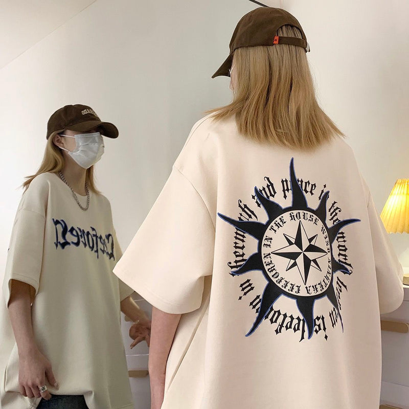 超カッコイイ 欧米 ハイストリートスタイル 半袖シャツ