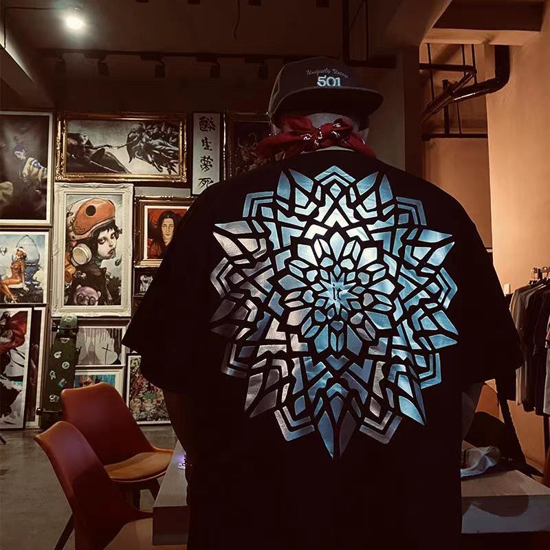 欧米 ハイストリートスタイル 超カッコイイ 半袖シャツ