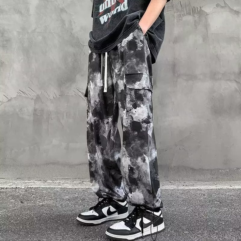 アメリカンスタイルレトロカジュアルパンツ