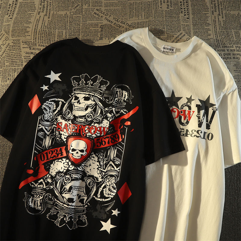 ダークスタイル 超カッコイイ カジュアル 袖シャツ