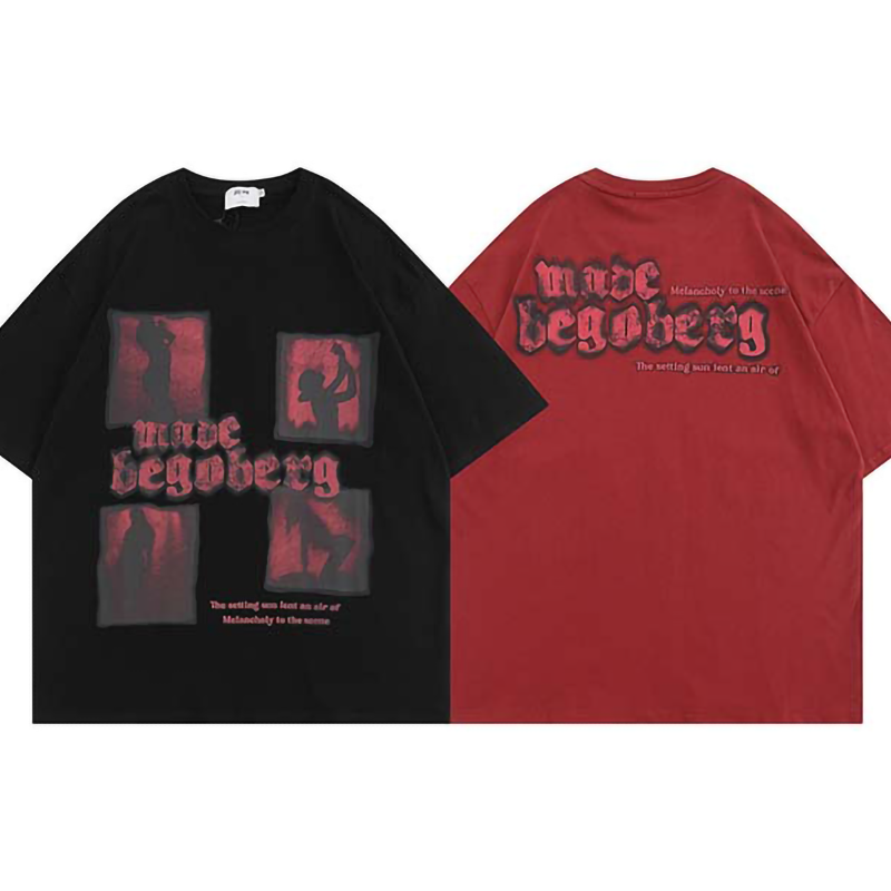 HIPHOP アメリカンストリートスタイル カジュアル 半袖シャツ