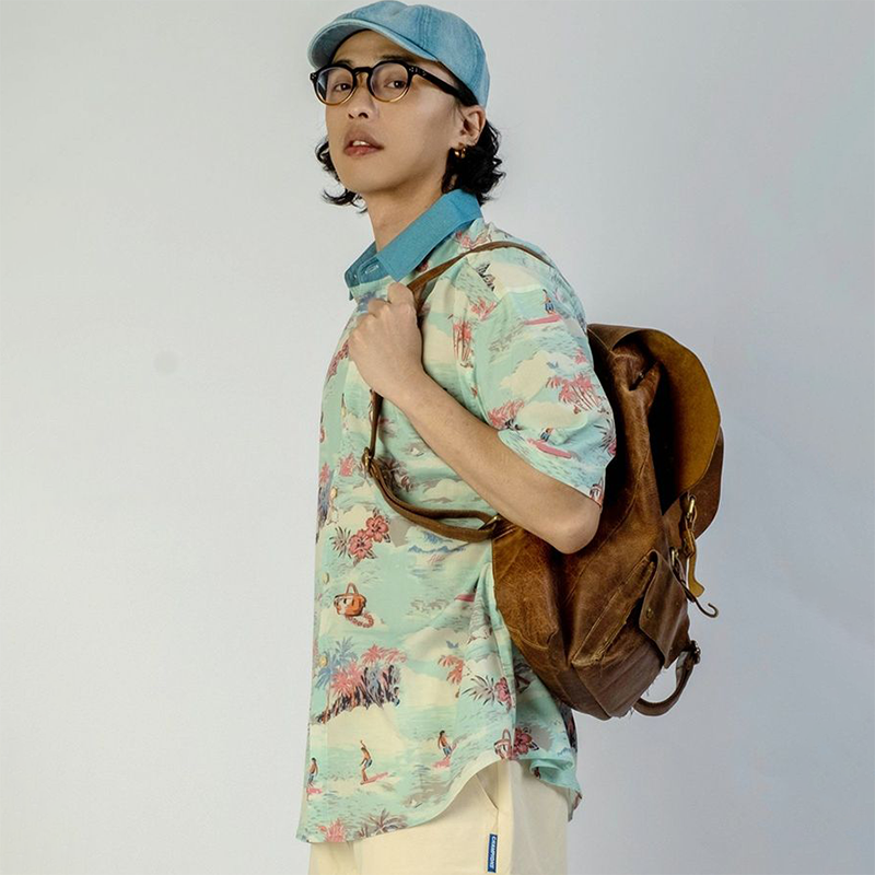 ハワイ レトロ カジュアル 半袖シャツ