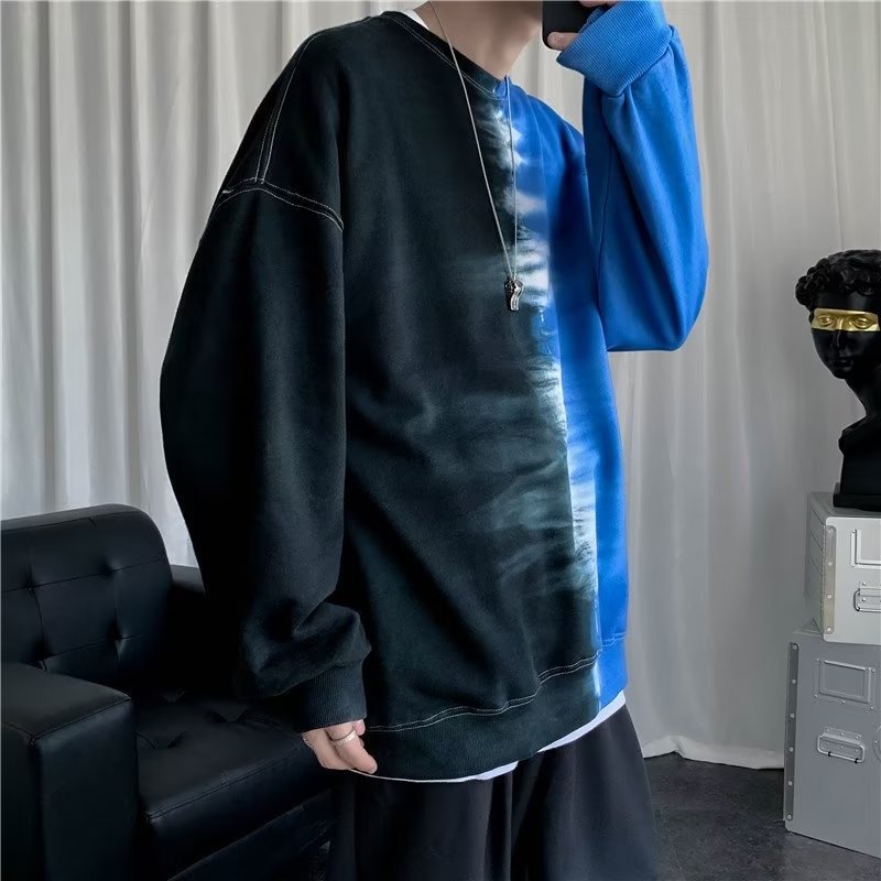 アメリカンスタイル グラデーション カジュアル パーカー