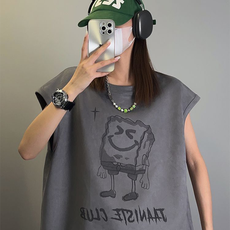 アメリカンファッション スエード  タンクトップ