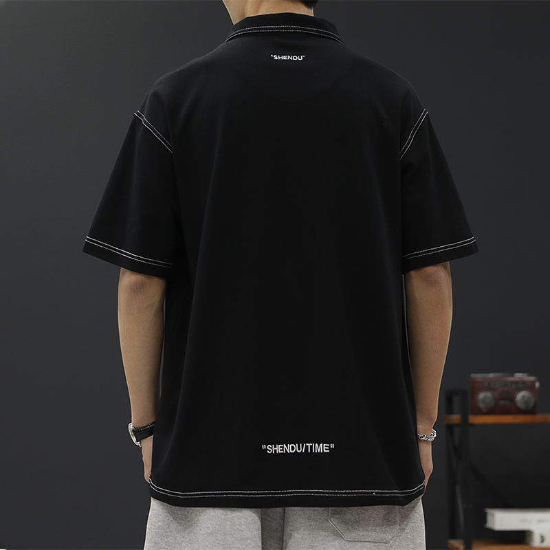 INS大人气 ハイファッションセンス カジュアル 半袖シャツ