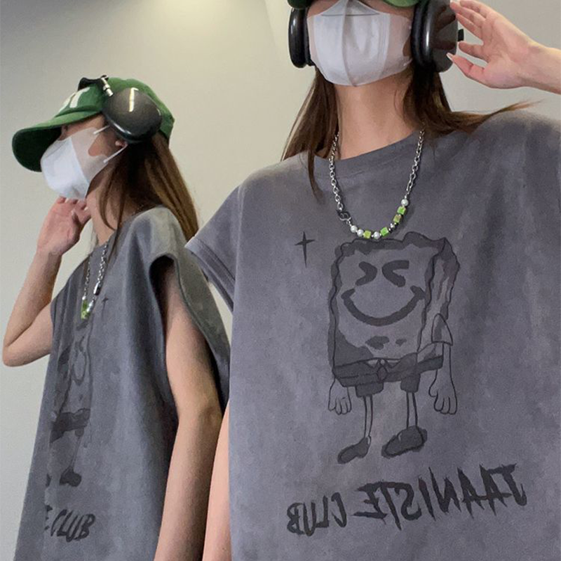 アメリカンファッション スエード  タンクトップ