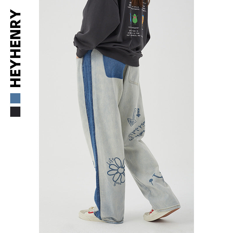 グラフィティ  落書き　ジーンズ