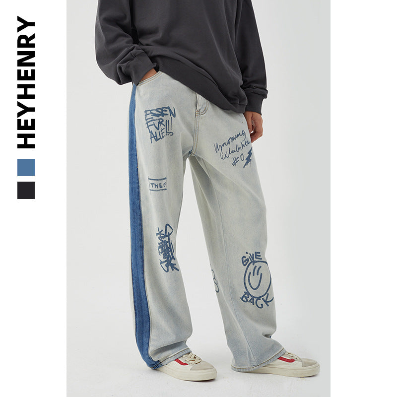 グラフィティ  落書き　ジーンズ