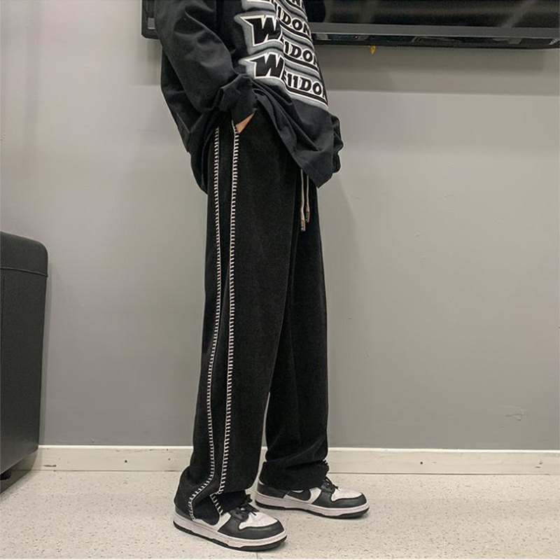 ユニークなデザイン コーデュロイ だるいスタイル スラックス