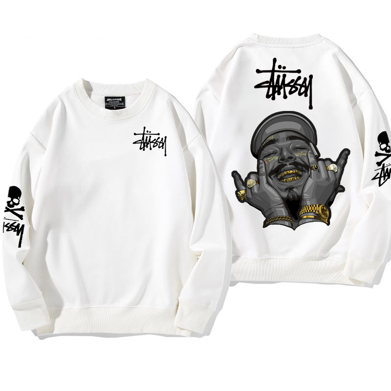 Hip-Hop ストリート プリント柄 パーカー