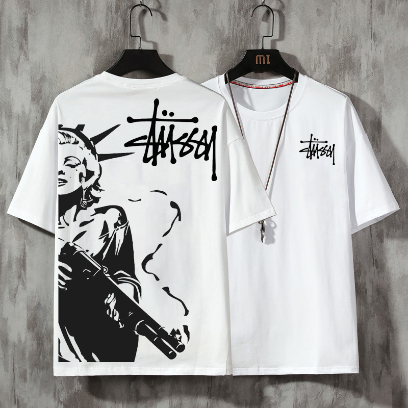 INSユニーク像を彫る半袖シャツ