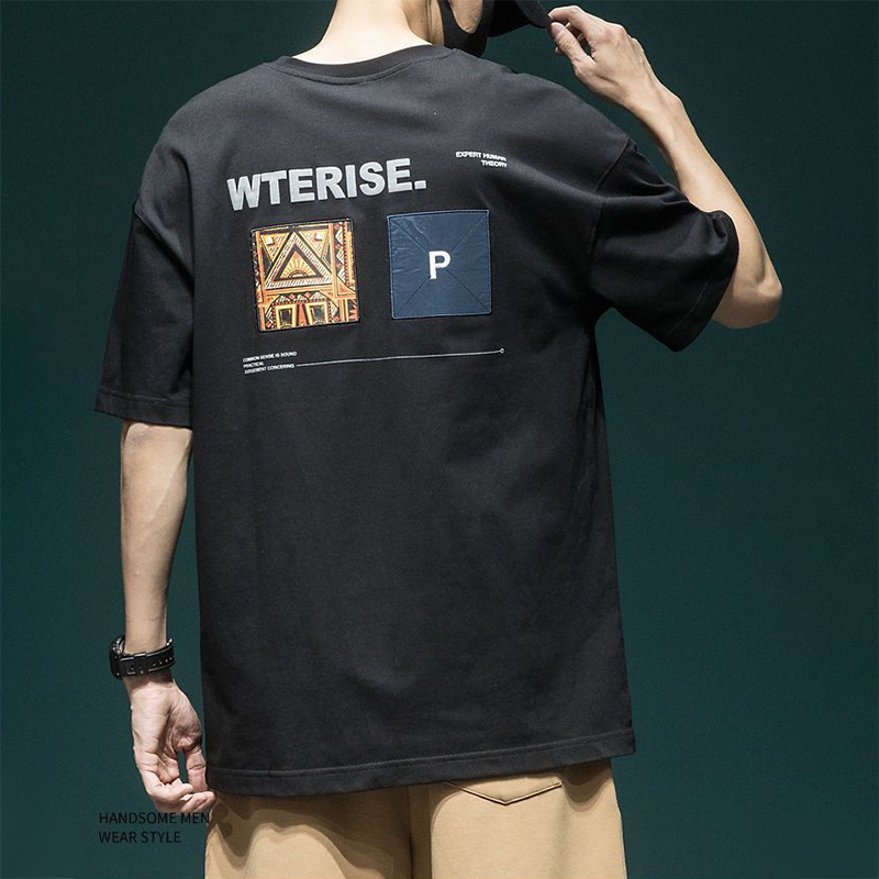 アメリカンスタイル レトロ カジュアル 半袖シャツ