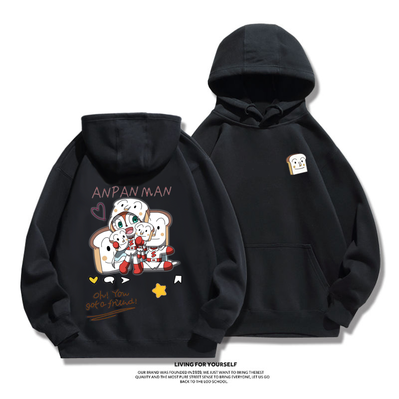 カジュアル カートゥーンファッションカップルパーカー