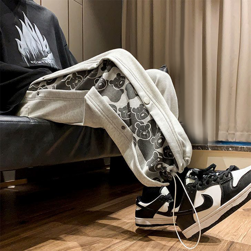 かわいいクマの柄 韓国ファッション スラックス