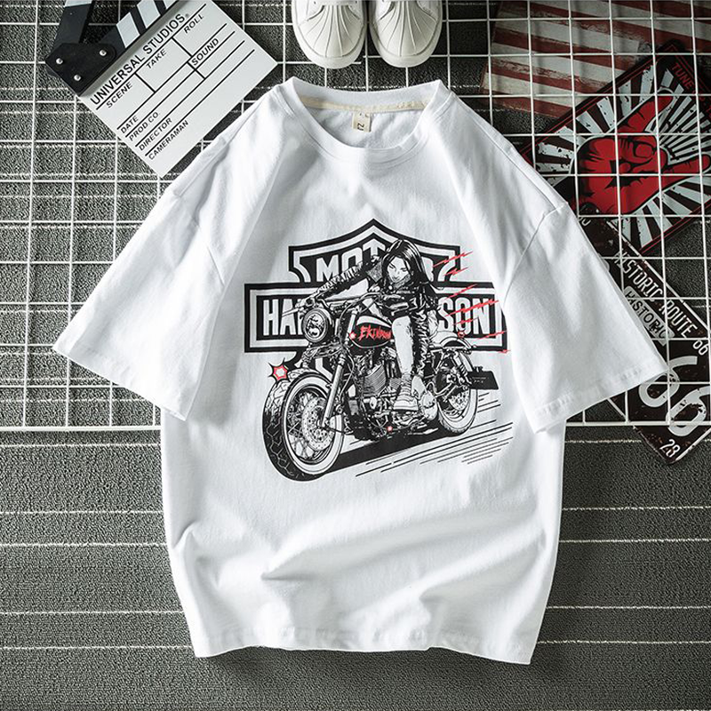 ハイストリートスタイル 機関車 アメリカンスタイル 半袖シャツ