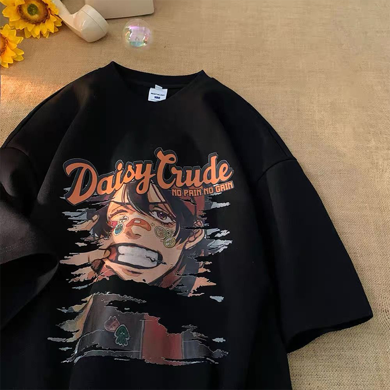 ヒップホップ風 ストリートスタイル男の子 カジュアル 半袖シャツ