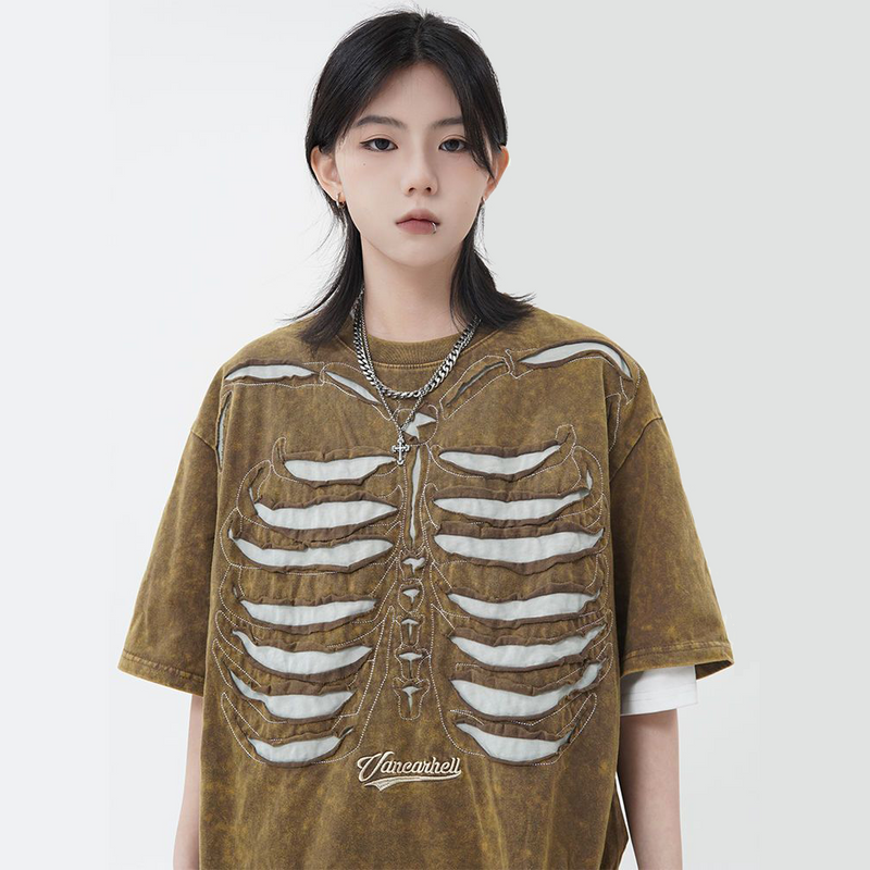 アメリカンスタイル ダークスタイル 超カッコイイ 半袖シャツ