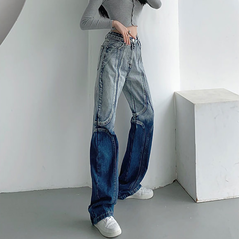 人気商品 アメリカンスタイル グラデーション ジーンズ