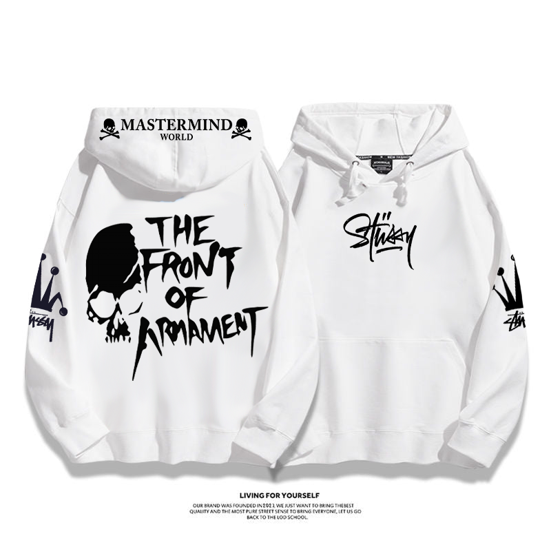 人気爆発ストリートユニーク トレンドブランドフード付きパーカー
