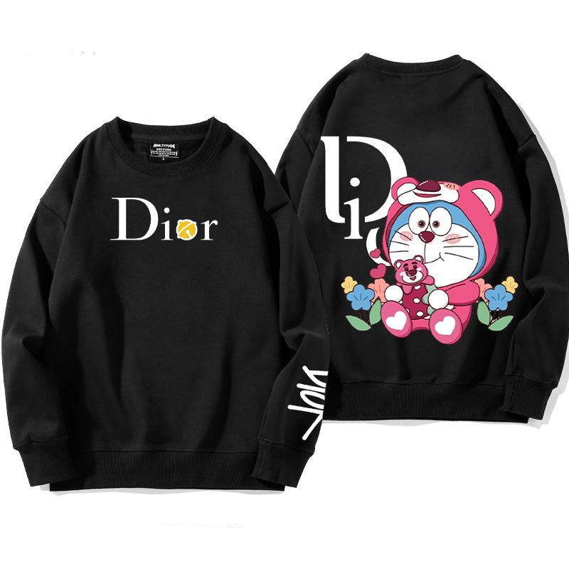 人気商品 カジュアルスタイル プリント柄フードなしパーカー