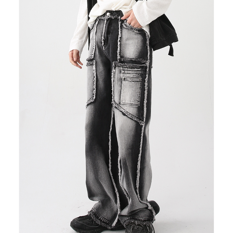 アメリカンスタイルゆったりカジュアルジーンズINS