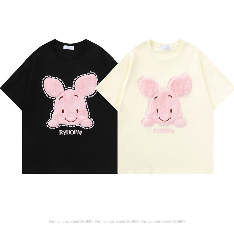 めちゃくちゃ可愛い 小動物 カジュアル 半袖シャツ