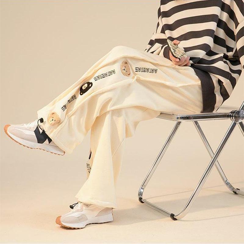 だるいスタイル かわいいクマ スラックス