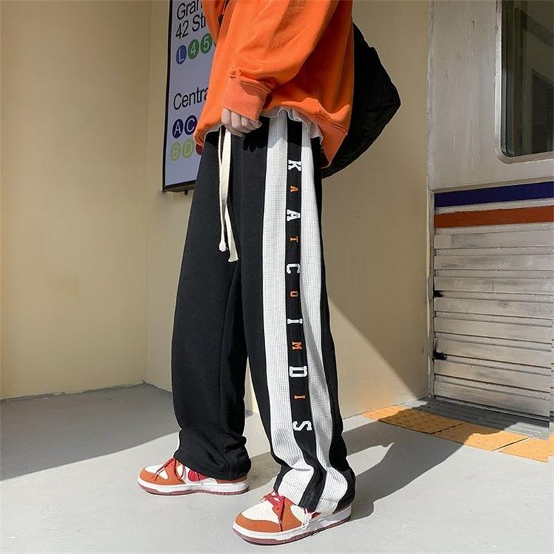 スリム ワイド韓国ファッション アドバンスドシンプルファッションスラックス