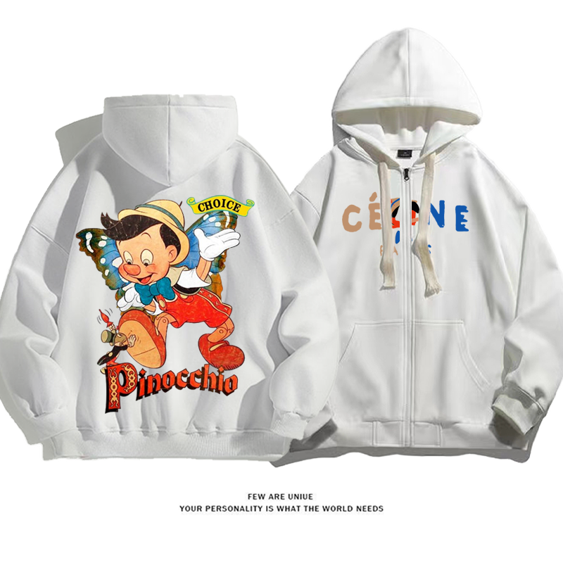 人気爆発カジュアルカートゥーン鼻が長いファッションパーカー