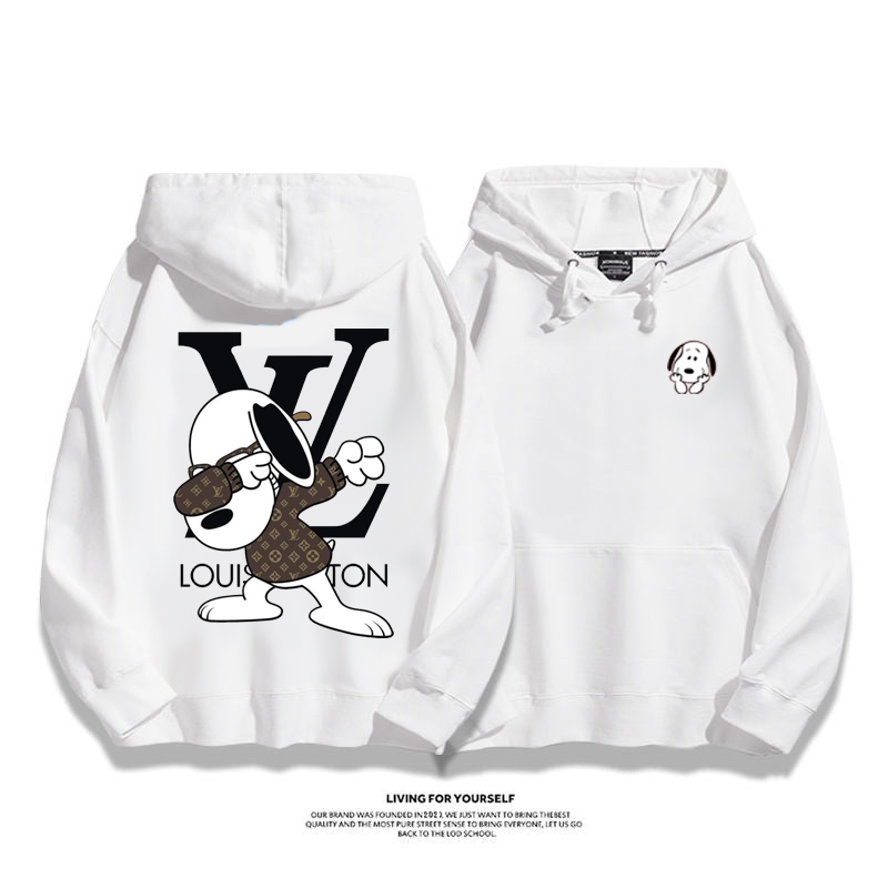 カートゥーン接合する トレンドブランドカップルパーカー